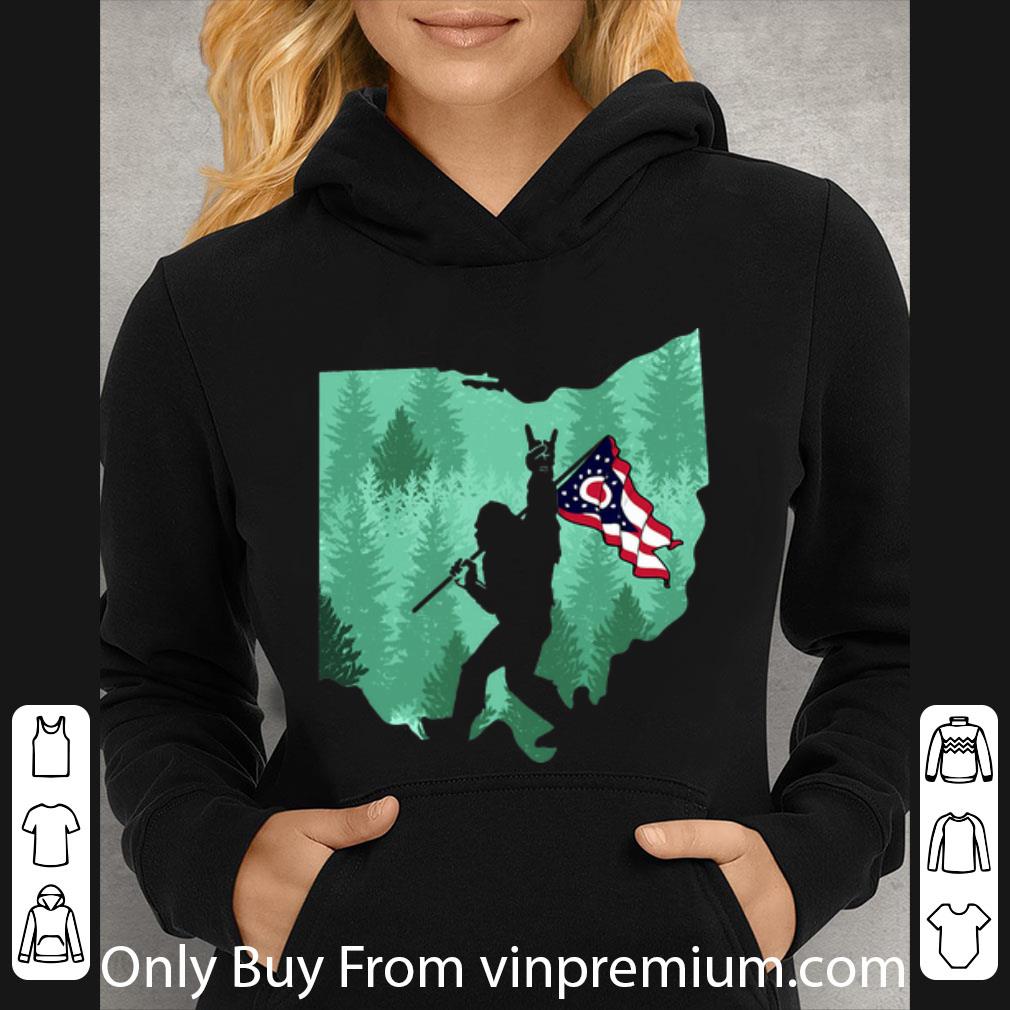 461f2ddc top bigfoot rock and roll ohio flag shirt 4 - Top Bigfoot Rock And Roll Ohio Flag shirt
