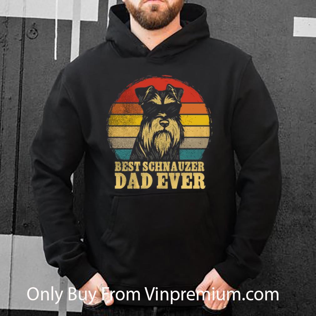 4c895cc5 pretty vintage best schnauzer dad ever father s day shirt 4 - Pretty Vintage Best Schnauzer Dad Ever Father's Day shirt