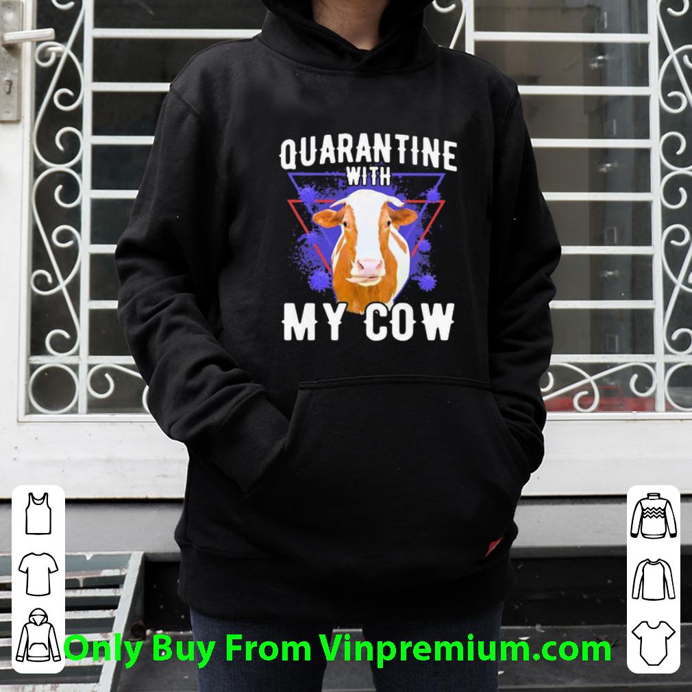 72881474 pretty quarantine with my cow covid 19 shirt 4 - Pretty Quarantine With My Cow Covid-19 shirt