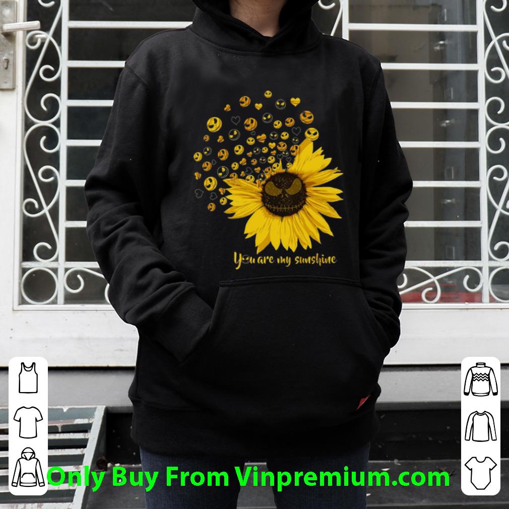 80f8211a top jack skellington you are my sunshine sunflower shirt 4 - Top Jack Skellington You Are My Sunshine Sunflower shirt