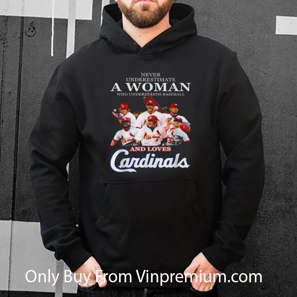 afca8e08 premium never underestimate a woman who understands st louis cardinals shirt 4 - Premium Never Underestimate A Woman Who Understands St. Louis Cardinals shirt
