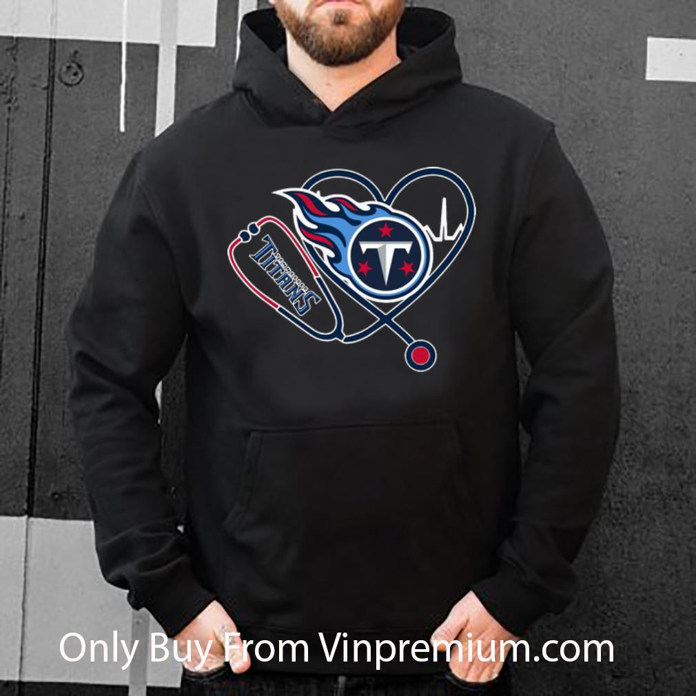 dcfc162b nice tennessee titans heartbeat nurse stethoscope shirt 4 - Nice Tennessee Titans Heartbeat Nurse Stethoscope shirt