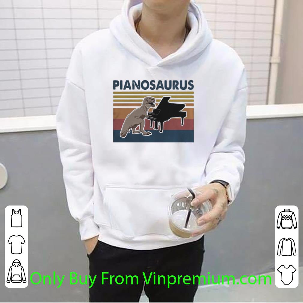 ee66465f top vintage pianosaurus dinosaur t rex piano shirt 4 - Top Vintage Pianosaurus Dinosaur T-rex Piano shirt