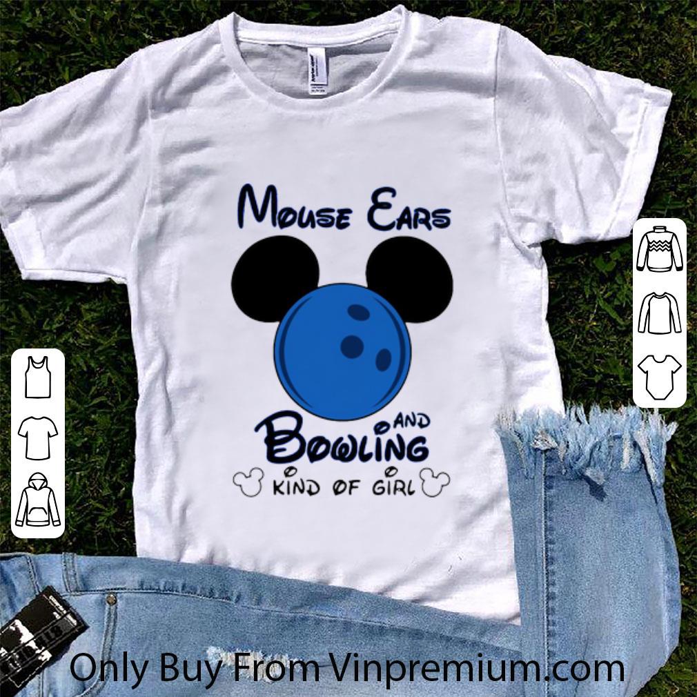 Awesome Mickey Mouse Cars And Bowling Kind Of Girl shirt