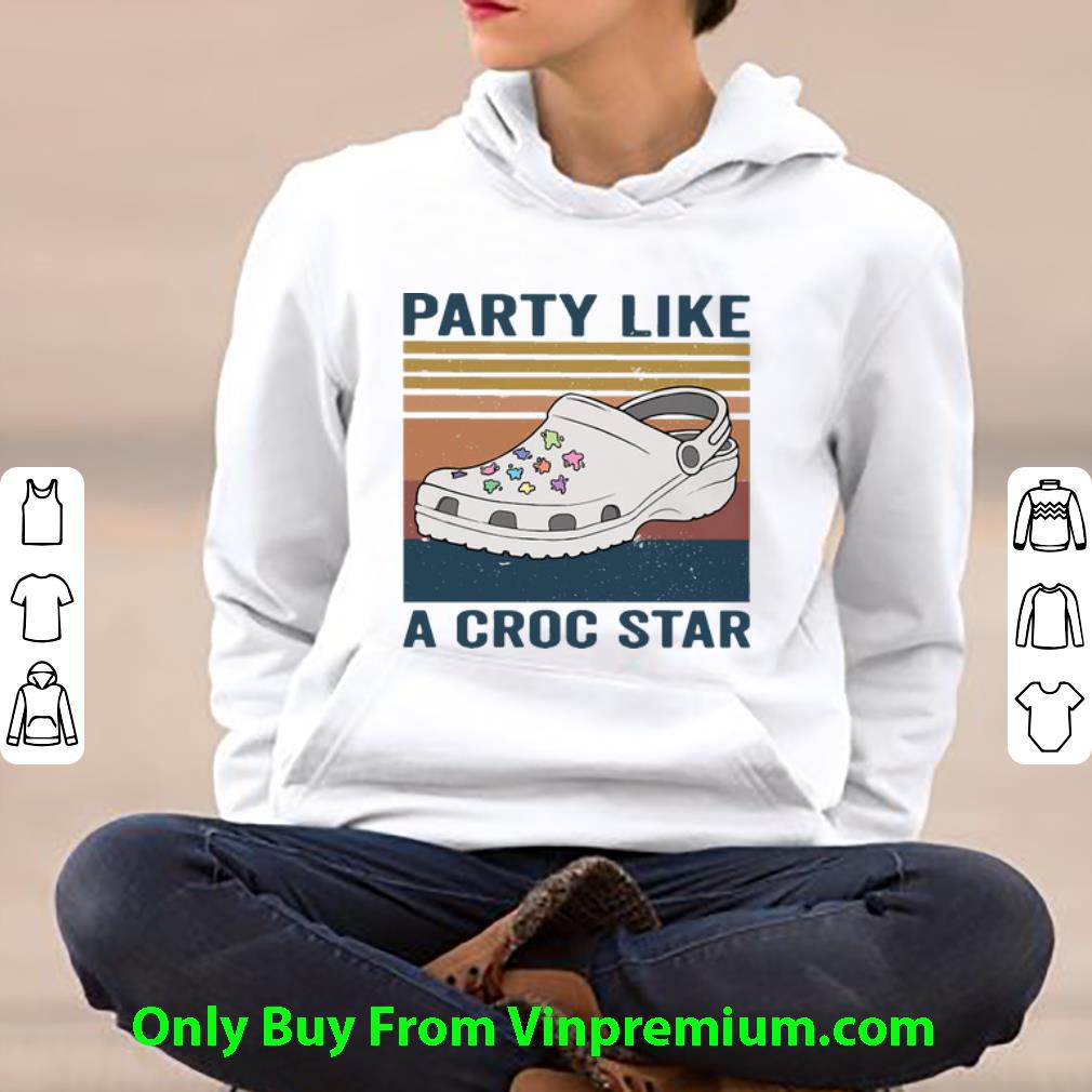 1db57efd premium vintage party like a croc star shirt 4 - Premium Vintage Party Like A Croc Star shirt