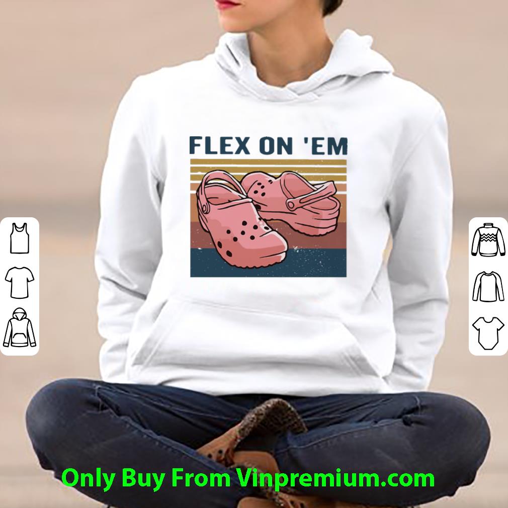 5060f3f8 nice vintage croc flex on em shirt 4 - Nice Vintage Croc Flex On Em shirt