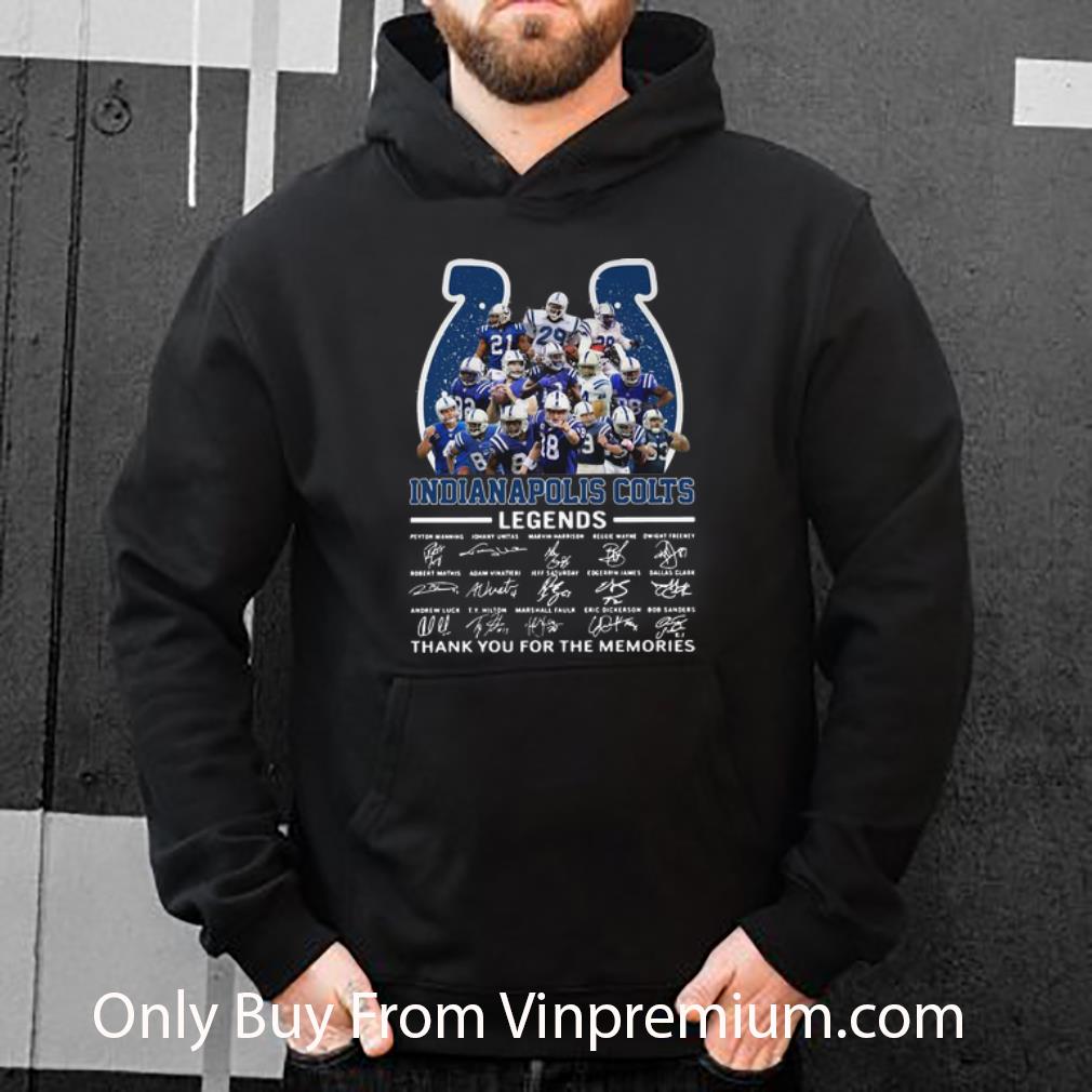 5403c394 hot indianapolis colts legends thank you for the memories signatures shirt 4 - Hot Indianapolis Colts Legends Thank You For The Memories Signatures shirt