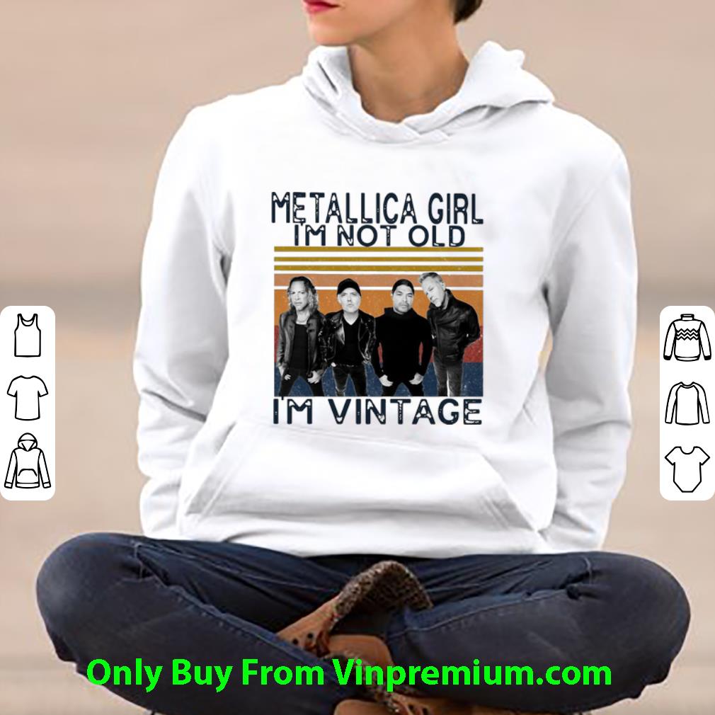 63ce172a hot vintage metallica girl i m not old i m vintage shirt 4 - Hot Vintage Metallica Girl I’m Not Old I’m Vintage shirt