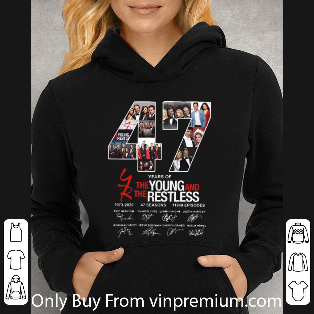 6d261737 official 47 years of the young and the restless 1973 2020 signatures shirt 4 - Official 47 Years Of The Young And The Restless 1973-2020 Signatures shirt