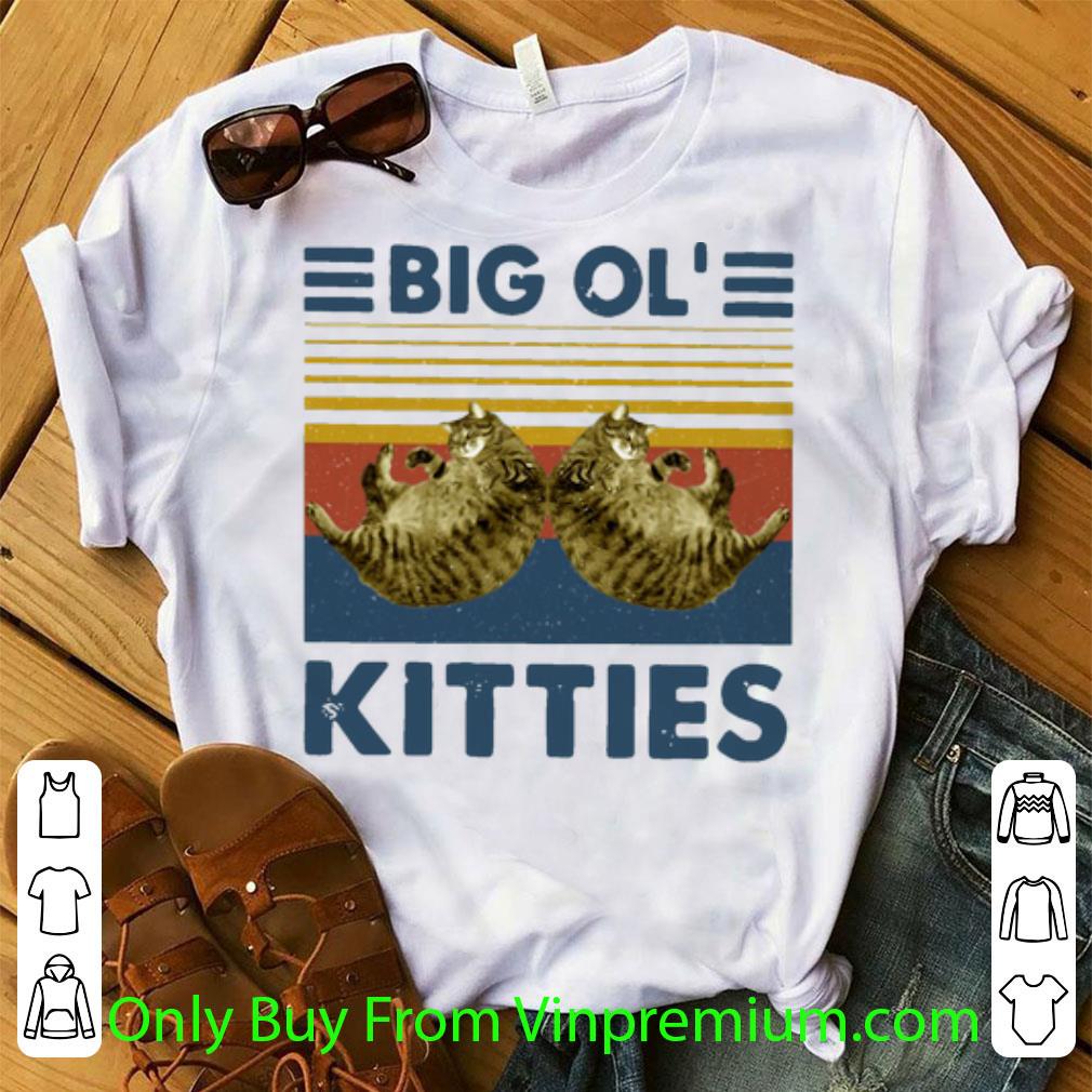 Official Vintage Cat Big Ol’ Kitties shirt
