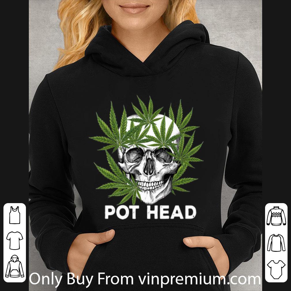 aed355c7 original cannabis skull pot head shirt 4 - Original Cannabis Skull Pot Head shirt