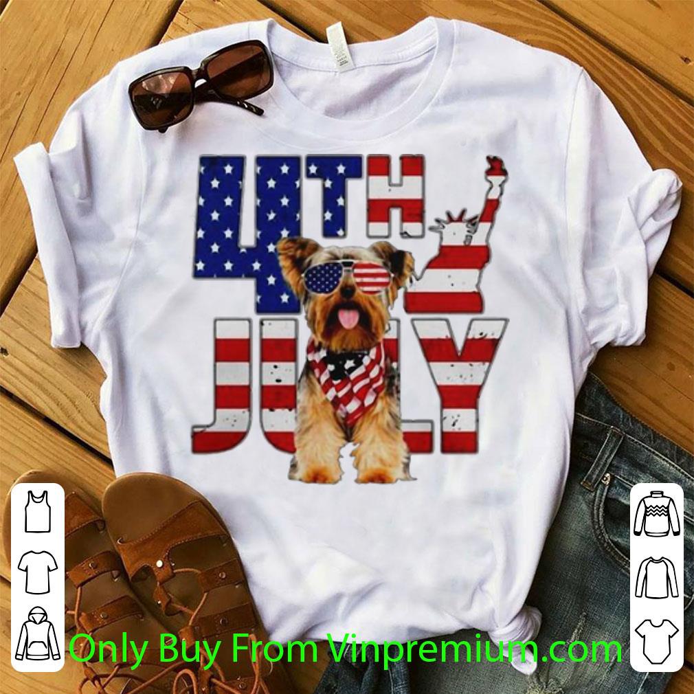 Nice 4th Of July Yorkshire American Flag Independence Day shirt