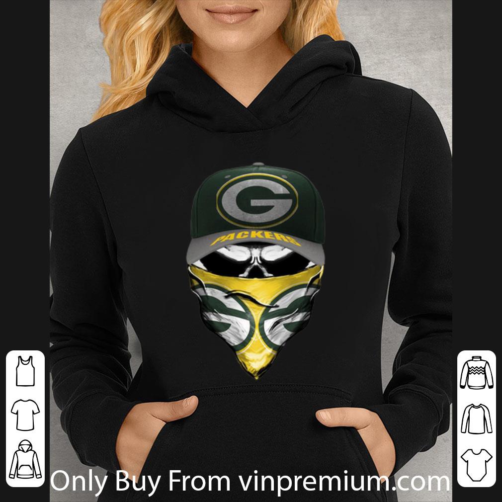 c3b78915 top green bay packers skull face mask shirt 4 - Top Green Bay Packers Skull Face Mask shirt