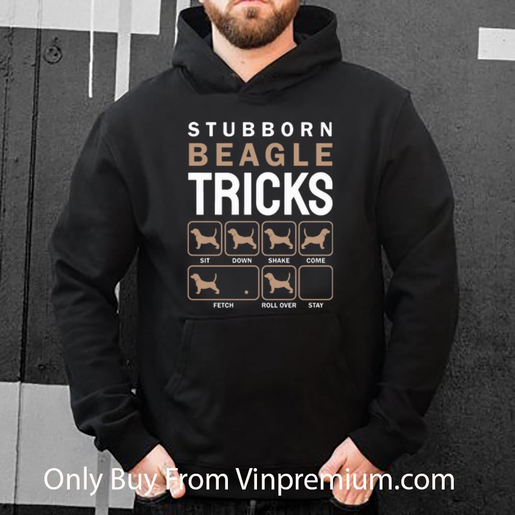 c99c3de8 premium stubborn beagle tricks dog lovers shirt 4 - Premium Stubborn Beagle Tricks Dog Lovers shirt