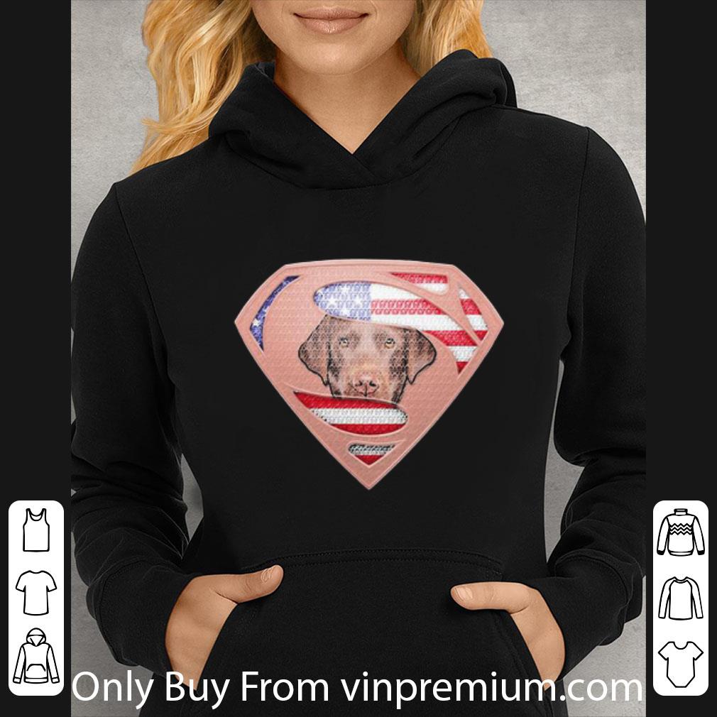 cf1ebe25 nice superman american flag labrador retriever shirt 4 - Nice Superman American Flag Labrador Retriever shirt