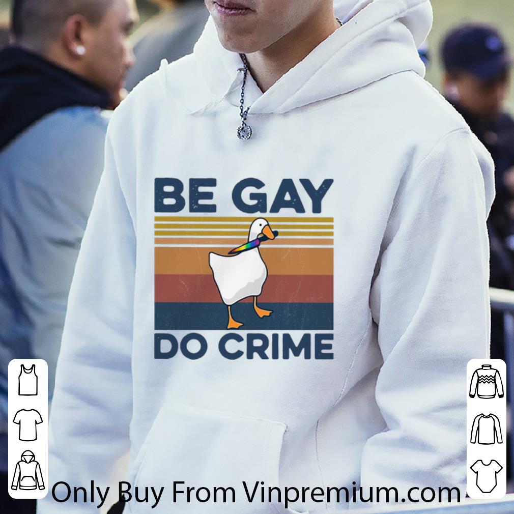 fff308f8 top vintage duck be gay do crime shirt 4 - Top Vintage Duck Be Gay Do Crime shirt