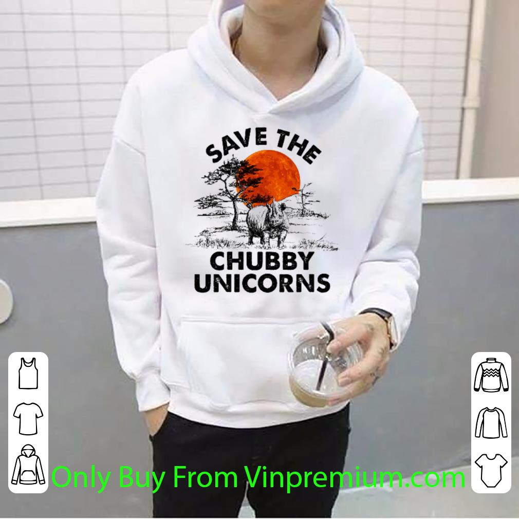172053e2 premium rhino save the chubby unicorns sunset shirt 4 - Premium Rhino Save The Chubby Unicorns Sunset shirt