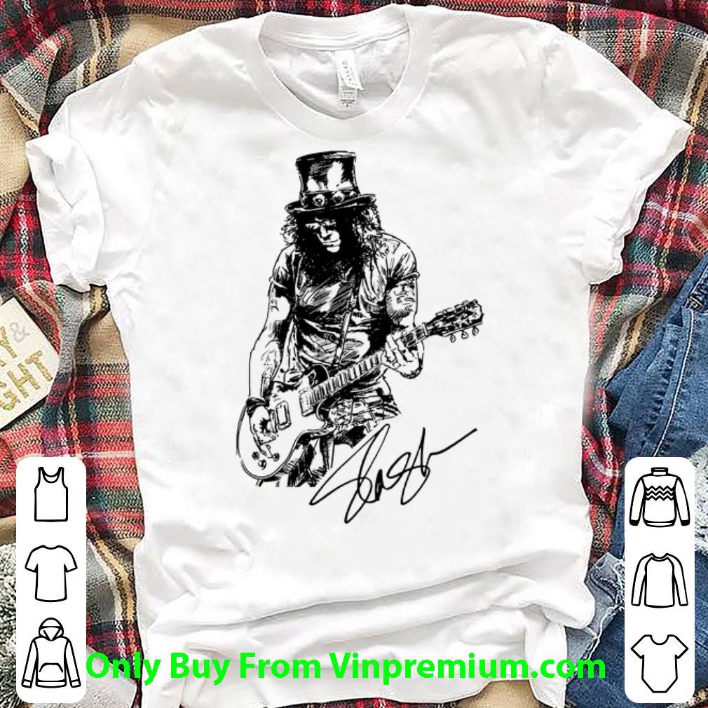 Great Slash Guns N' Roses Signature shirt