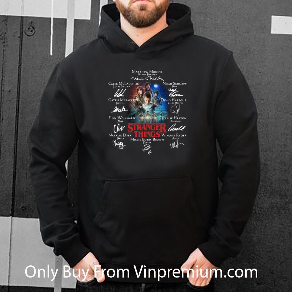 589dd30a official millie bobby brown eleven stranger things signatures shirt 4 - Official Millie Bobby Brown Eleven Stranger Things Signatures shirt