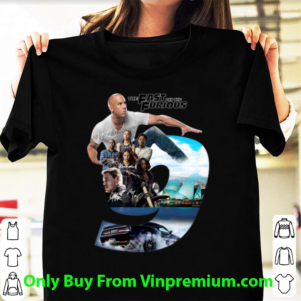 Awesome The Fast And The Furious 9 Signatures shirt