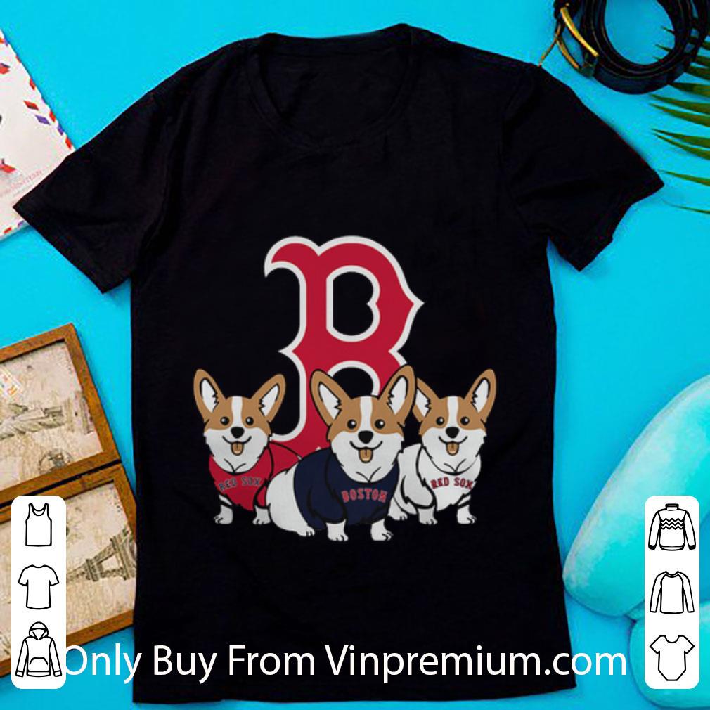 Official Corgis Boston Red Sox shirt