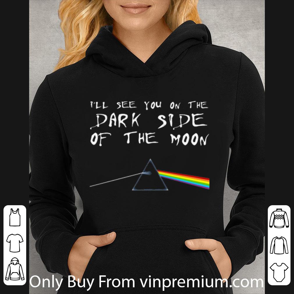 711f495a hot i ll see you on the dark side of the moon pink floyd shirt 4 - Hot I’ll See You On The Dark Side Of The Moon Pink Floyd shirt