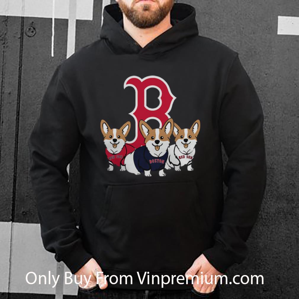 92ea441b official corgis boston red sox shirt 4 - Official Corgis Boston Red Sox shirt
