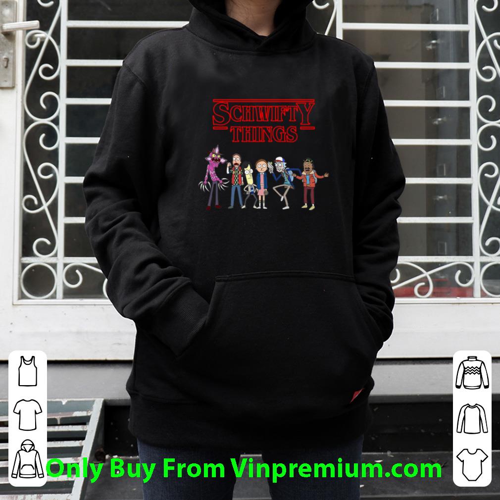 9de81336 premium schwifty things rick and morty stranger things shirt 4 - Premium Schwifty Things Rick And Morty Stranger Things shirt
