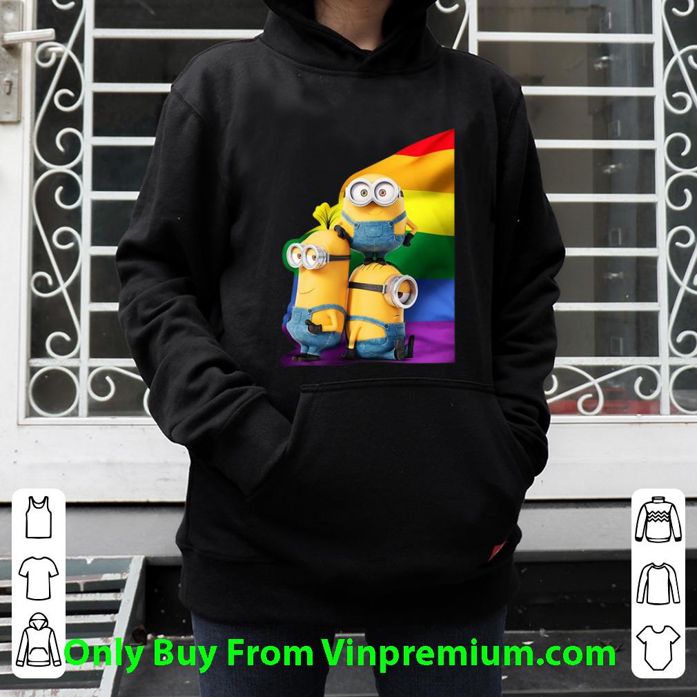 b4f502df premium lgbt minions rainbow shirt 4 - Premium LGBT Minions Rainbow shirt