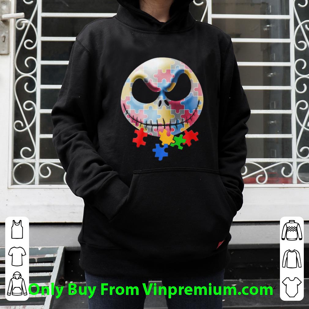 bbcc181a awesome jack skellington autism awareness shirt 4 - Awesome Jack Skellington Autism Awareness shirt