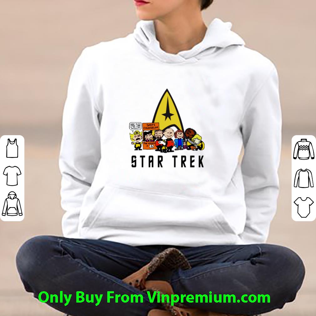 0df96512 awesome peanuts characters mashup star trek shirt 4 - Awesome Peanuts Characters Mashup Star Trek shirt