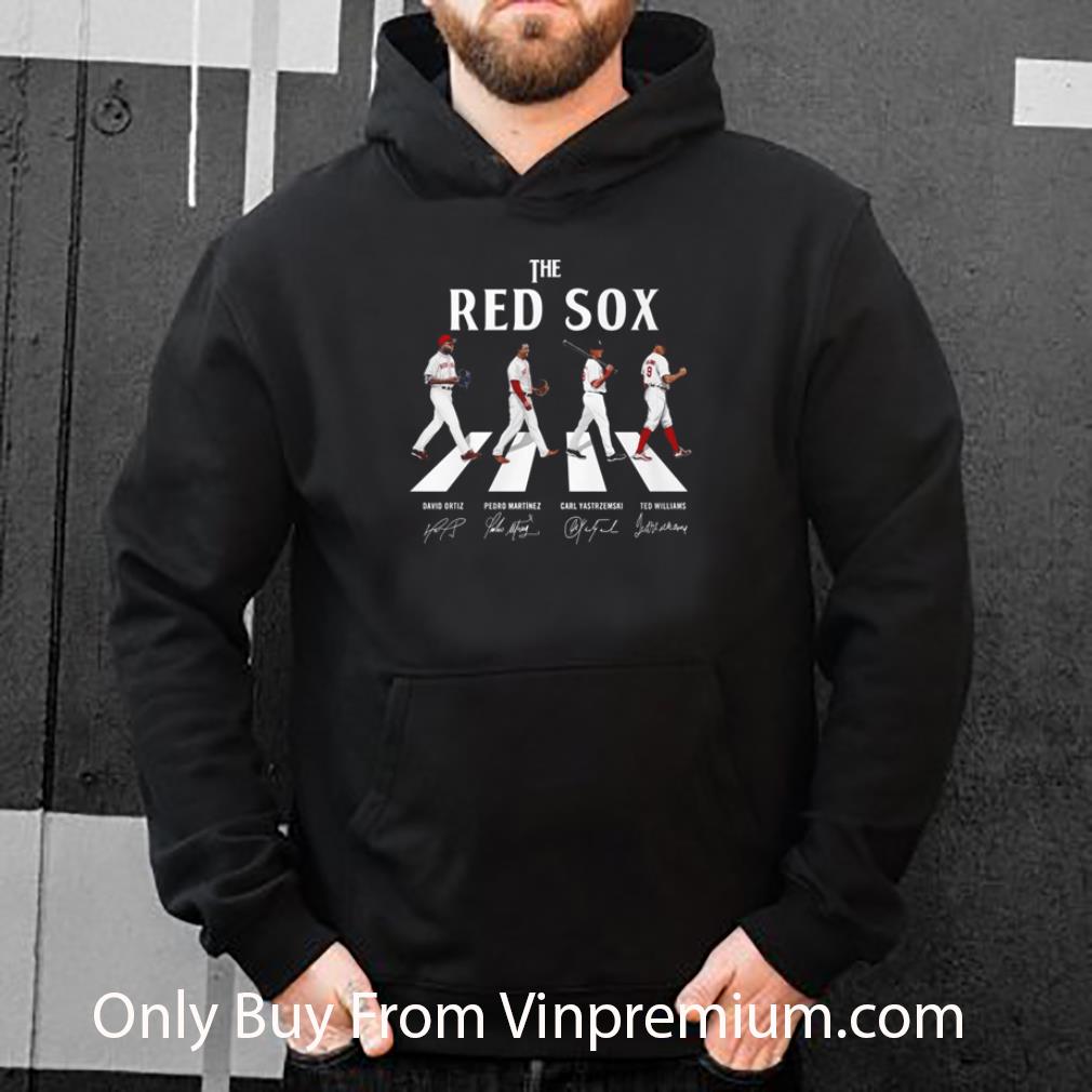 Official The Boston Red Sox Walking The Abbey Road Signatures shirt 17e67160 official the boston red sox walking the abbey road signatures shirt 4 - Official The Boston Red Sox Walking The Abbey Road Signatures shirt