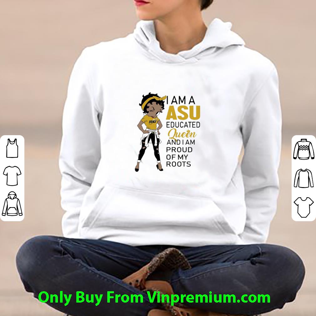 17ef7abf nice disney betty boop i am a asu educated queen and i am proud of my roots shirt 4 - Nice Disney Betty Boop I Am A Asu Educated Queen And I Am Proud Of My Roots shirt