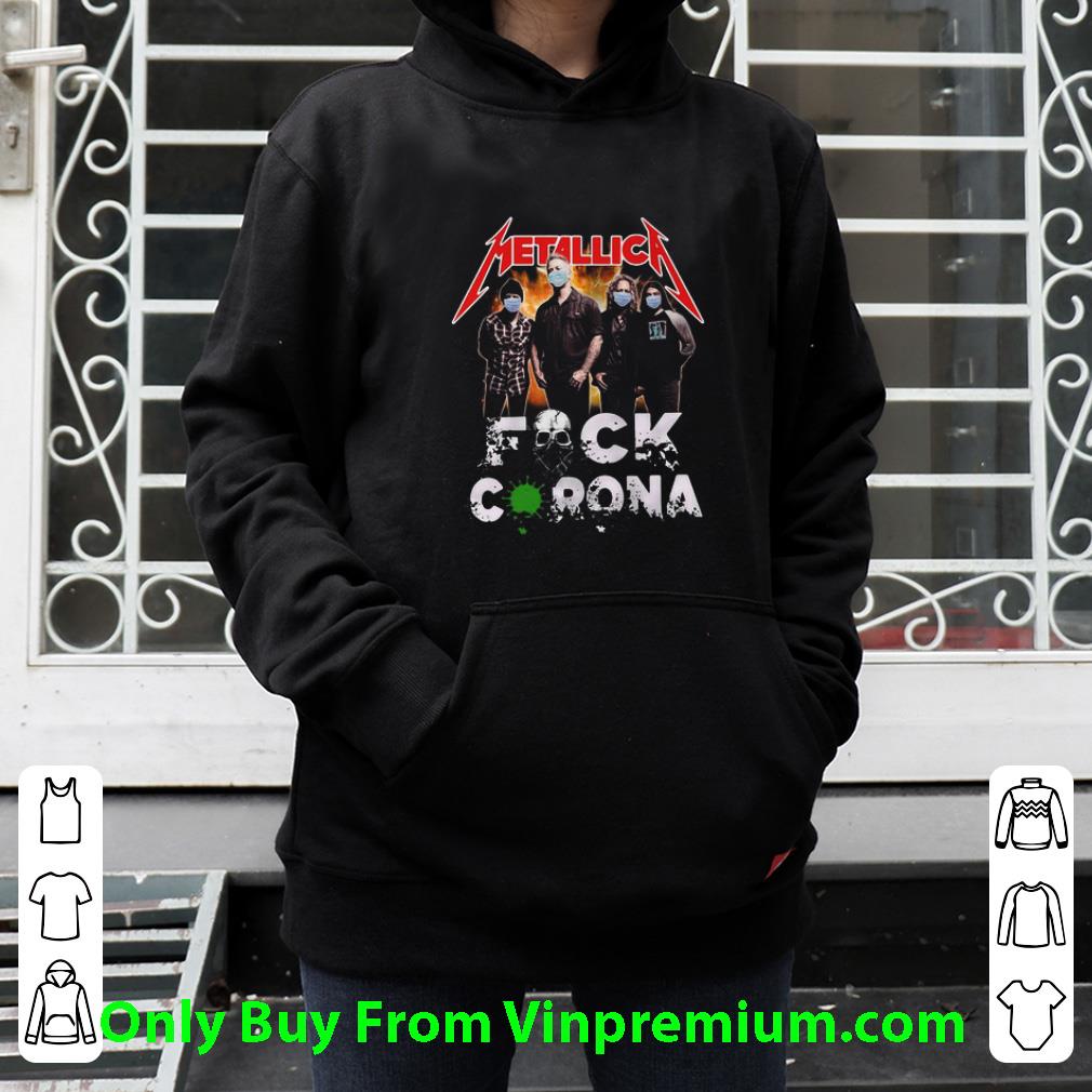 185e347c original metallica mask fuck corona virus covid 19 shirt 4 - Original Metallica Mask Fuck Corona Virus Covid-19 shirt