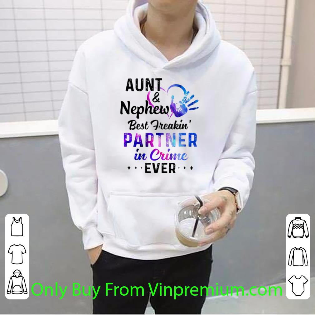 1eae0b7a top aunt and nephew best freakin partner in crime ever handprints shirt 4 - Top Aunt And Nephew Best Freakin’ Partner In Crime Ever Handprints shirt