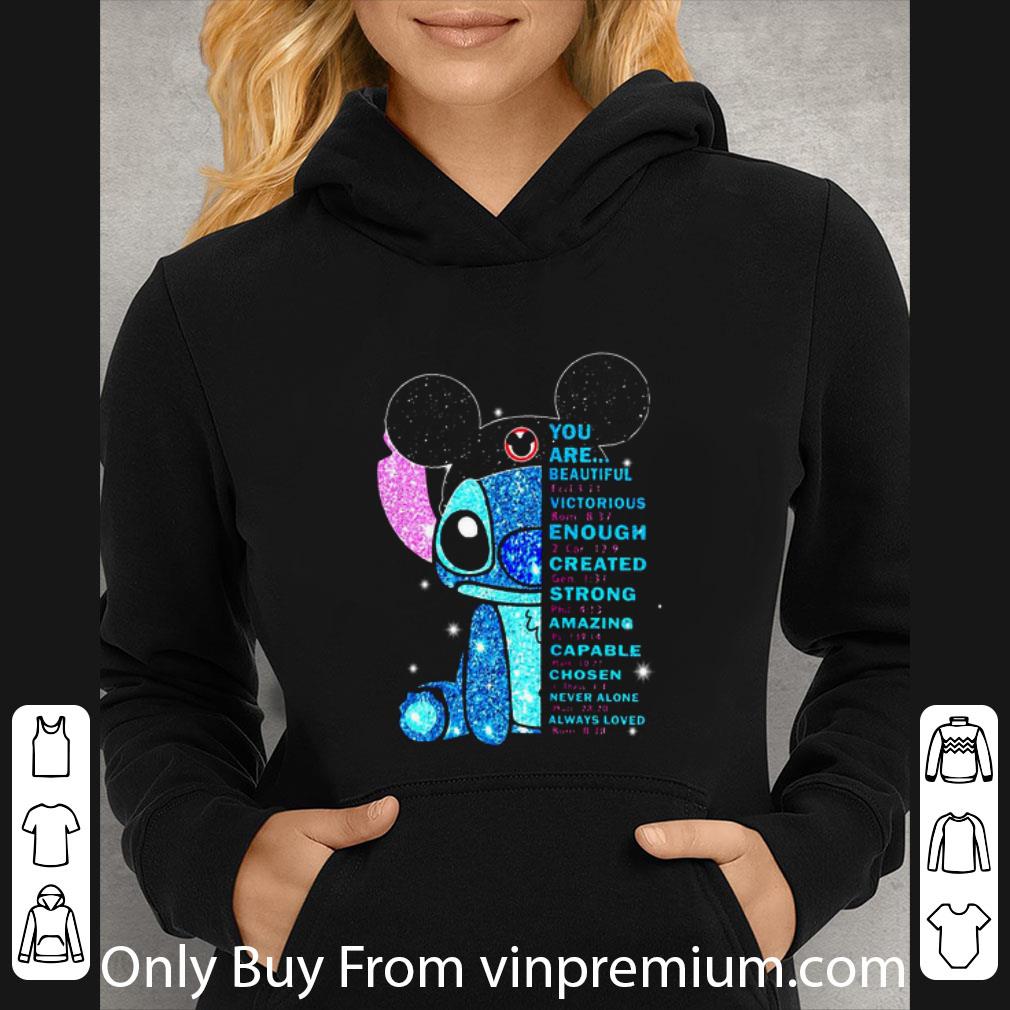 72bcbab5 original mickey mashup stitch you are beautiful victorious enough created strong shirt 4 - Original Mickey Mashup Stitch You Are Beautiful Victorious Enough Created Strong shirt
