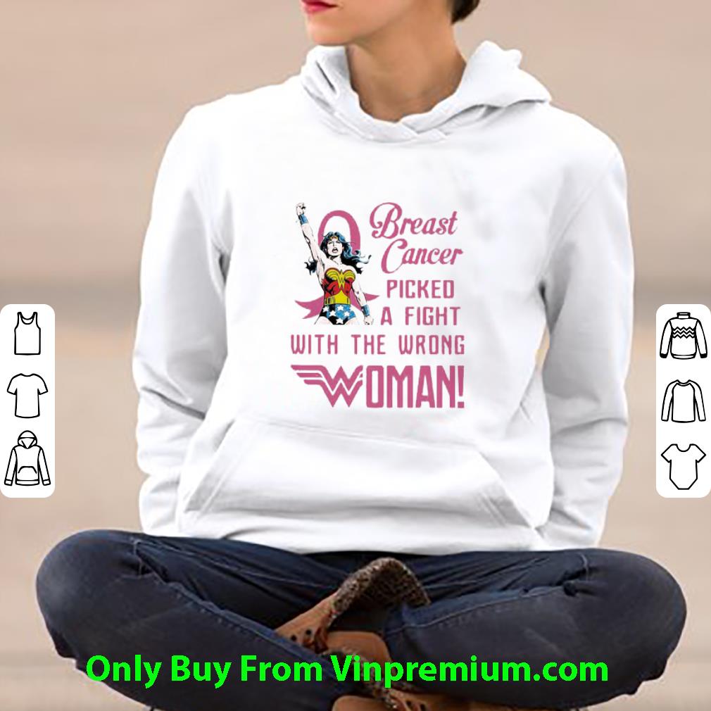 7698aca6 hot wonder woman breast cancer awareness picked a fight with the wrong shirt 4 - Hot Wonder Woman Breast Cancer Awareness Picked A Fight With The Wrong shirt