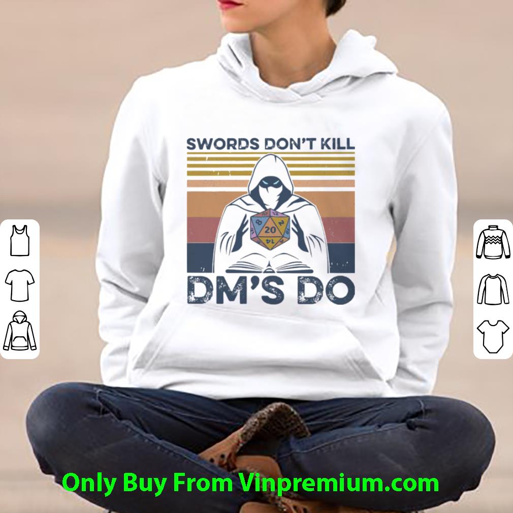 a6987760 hot vintage dungeon master swords don t kill dm s do shirt 4 - Hot Vintage Dungeon Master Swords Don’t Kill Dm’s Do shirt
