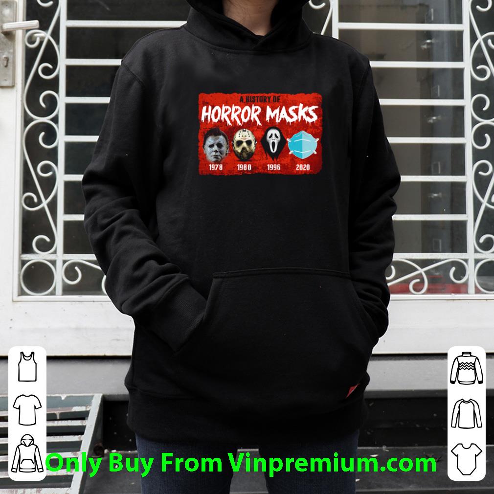 b5325725 official a history of horror masks 2020 face mask covid 19 shirt 4 - Official A History Of Horror Masks 2020 Face Mask Covid-19 shirt