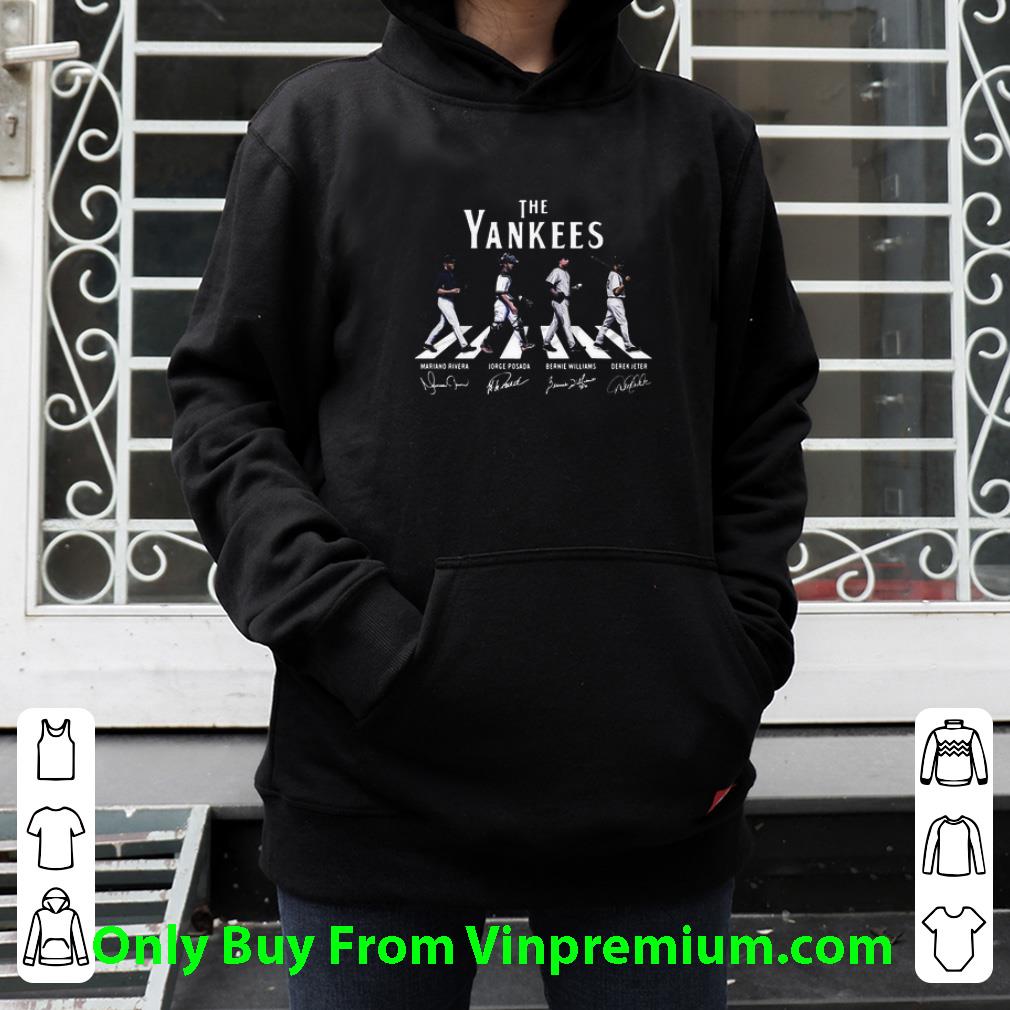 e3c5a7af awesome the new york yankees baseball players abbey road signatures shirt 4 - Awesome The New York Yankees Baseball Players Abbey Road Signatures shirt