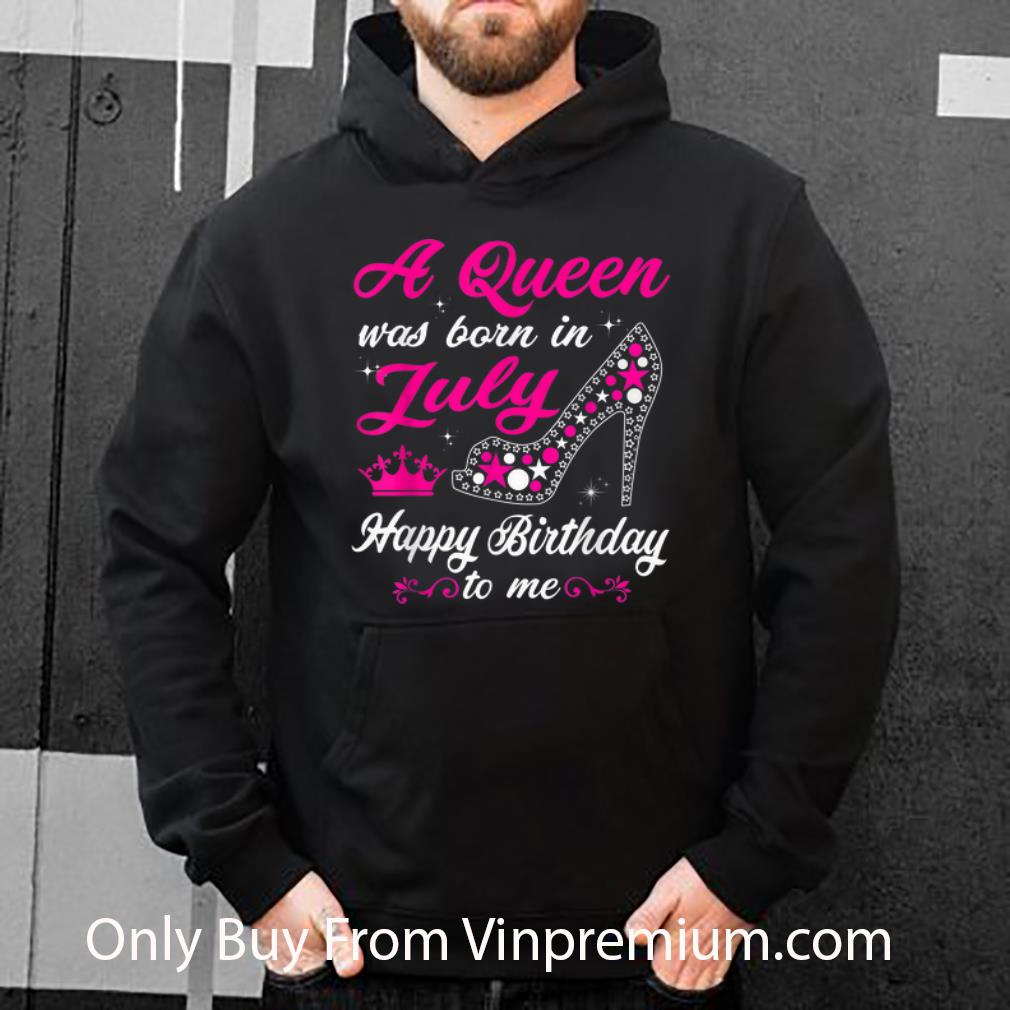 Pretty Pink Crown Heel A Queen Was Born In July happy Birthday To Me shirt ec6ccae2 pretty pink crown heel a queen was born in july happy birthday to me shirt 4 - Pretty Pink Crown Heel A Queen Was Born In July happy Birthday To Me shirt