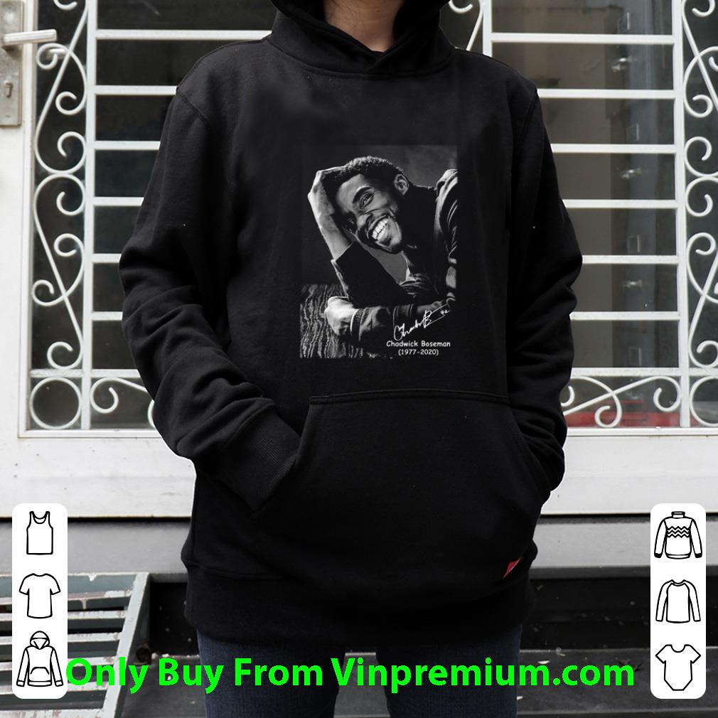 0aef5df1 pretty rip chadwick boseman 1977 2020 black panther signature poster shirt 4 - Pretty Rip Chadwick Boseman 1977 2020 Black Panther Signature Poster shirt
