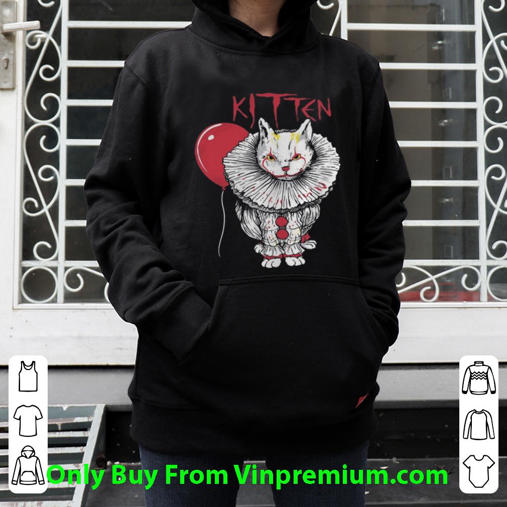 Official Kitten Cat And It Clown Halloween shirt 23152bd6 official kitten cat and it clown halloween shirt 4 - Official Kitten Cat And It Clown Halloween shirt