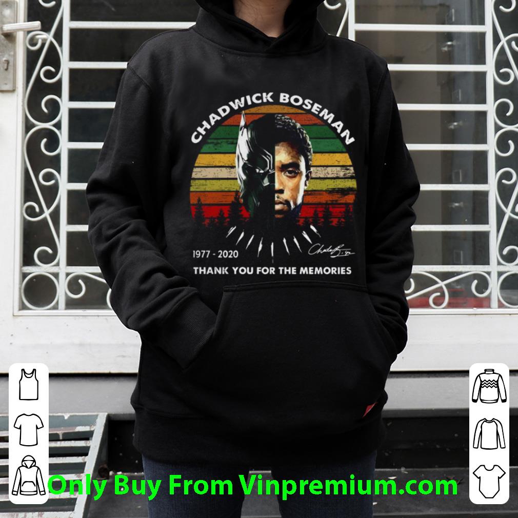 Pretty Black Panther Chadwick Boseman 1977 2020 Signature Thank You For The Memories Vintage shirt 7a83b99f pretty black panther chadwick boseman 1977 2020 signature thank you for the memories vintage shirt 4 - Pretty Black Panther Chadwick Boseman 1977 2020 Signature Thank You For The Memories Vintage shirt