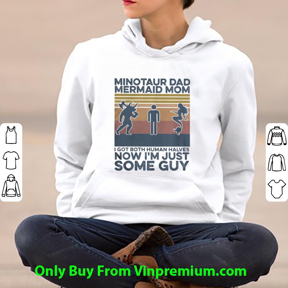 824db65a nice vintage minotaur dad mermaid mom i got both human halves now i m just some guy shirt 4 - Nice Vintage Minotaur Dad Mermaid Mom I Got Both Human Halves Now I’m Just Some Guy shirt