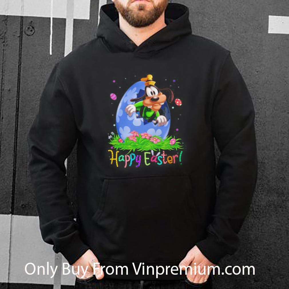 a955e949 hot disney goofy happy easter flower shirt 4 - Hot Disney Goofy Happy Easter Flower shirt