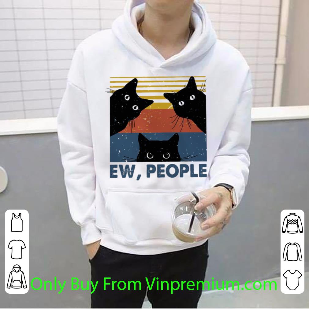 b2327c4e pretty vintage retro ew people black cat shirt 4 - Pretty Vintage Retro Ew People Black Cat shirt