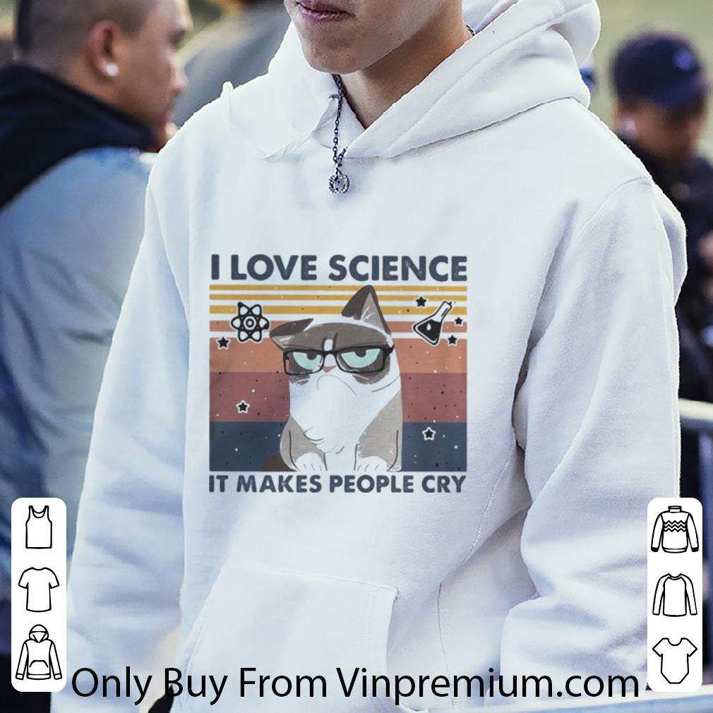 Great Vintage Grumpy Cat I Love Science It Makes People Cry Cat shirt b8ceeef3 great vintage grumpy cat i love science it makes people cry cat shirt 4 - Great Vintage Grumpy Cat I Love Science It Makes People Cry Cat shirt