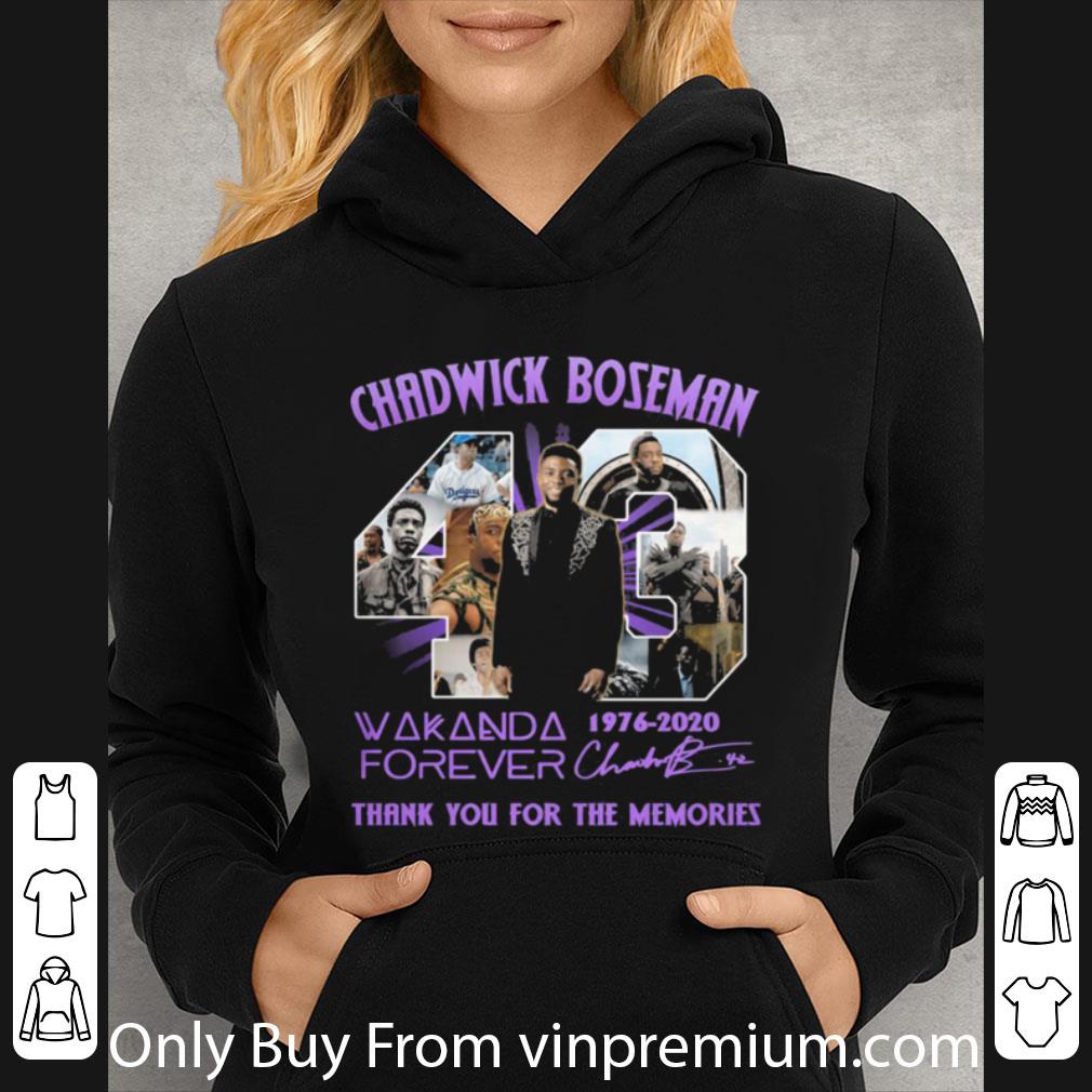 Official RIP Chadwick 43 Wakanda Forever Thank You For The Memories Signatures shirt d8ebe1d6 official rip chadwick 43 wakanda forever thank you for the memories signatures shirt 4 - Official RIP Chadwick 43 Wakanda Forever Thank You For The Memories Signatures shirt