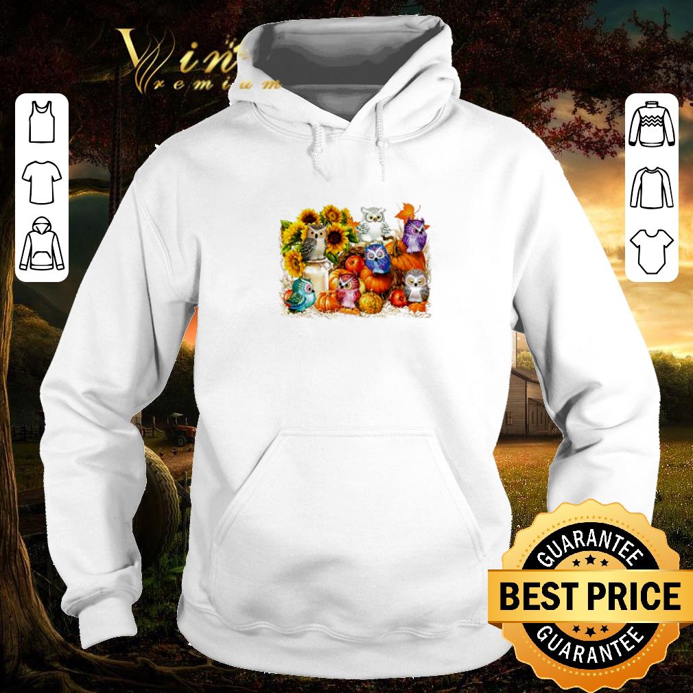 Nice Owl sunflower Autumn happy Thanksgiving shirt 05523aa6 nice owl sunflower autumn happy thanksgiving shirt 4 - Nice Owl sunflower Autumn happy Thanksgiving shirt